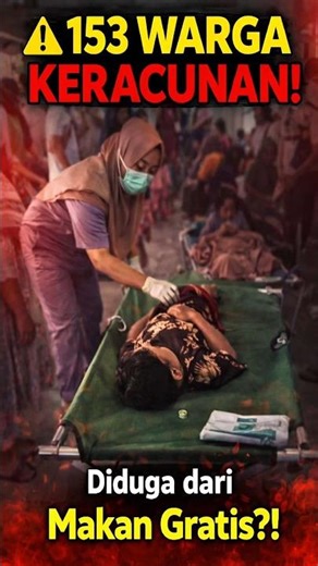 RSUD Palmatak Riuh, 153 Warga Diduga Keracunan Menu MBG #berbagiinfo #videoviral #news #facts