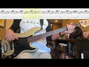 Immigrant Song by Led Zeppelin Isolated Bass Cover with Tab