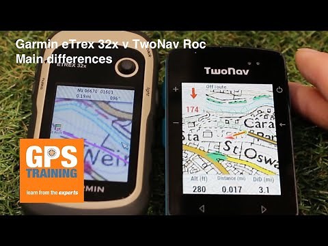 Garmin eTrex 32x v TwoNav Roc