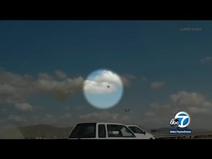 Video captures F-16 pilot ejecting moments before jet crashes near March Air Reserve Base | ABC7