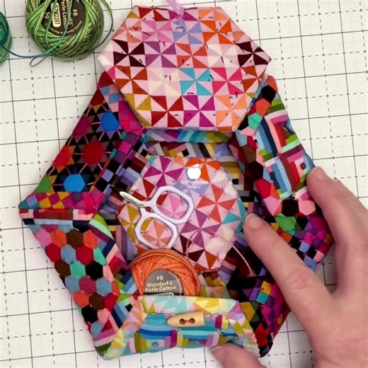 Blossie Basket PDF Pattern: Quilt-as-you-go Hexagon Bowl Sewing Pattern - Etsy