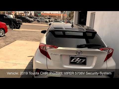 2019 Toyota CHR Viper Security System with Remote Start Install by Al & Ed’s Autosound VENICE, CA
