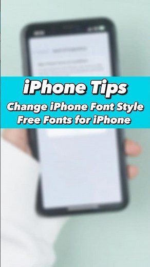 Free iPhone Tips - How you can change the fonts on your iPhone