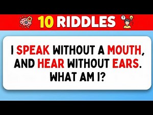 10 Hard Riddles That Will Break Your Brain | Can You Solve Them?