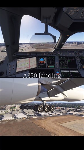 A350-1000 Landing in MSFS 2024