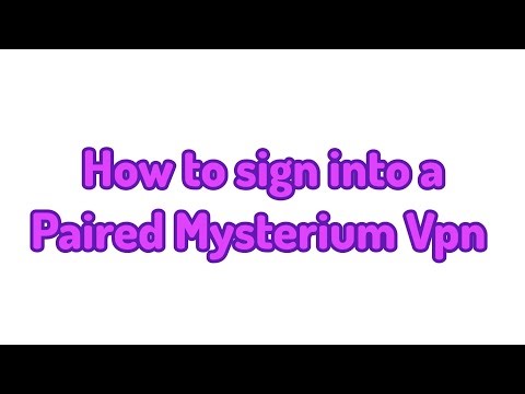 How to Sign In to a Paired Mysterium VPN – Quick & Easy Guide