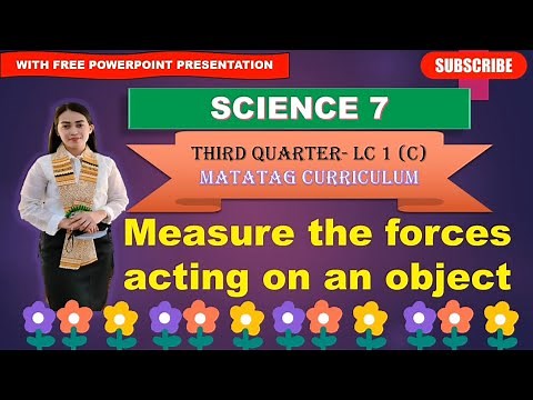 SCIENCE 7: Quarter 3- LC 1 (C): MEASURE THE FORCES ACTING ON AN OBJECT ||MATATAG CURRICULUM