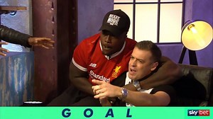421K views · 796 shares | "BEAST MODE IS BACK!" Mo Salah tucks away a penalty to give Liverpool the lead at Anfield and @daRealAkinfenwa is loving it - high-pitch screams, the lot!  #TFS #LIVTOT | Soccer AM | Facebook