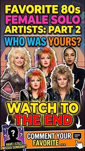 Favorite Solo Female Artists of the 80s (Part 2) | Who Was Yours? 🎤