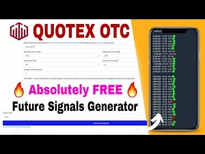 Free future signals generator for QUOTEX OTC pairs| Binary options | Advanced signals generator