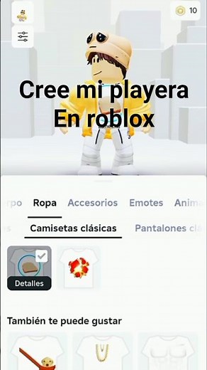 cree mi primera playera en Roblox #roblox #videojuegos #crear #playera