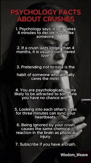 7 Psychology Facts About Crushes You Didn't Know 💘