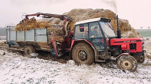 99K views · 448 reactions | Zetor 6211 Tractor stuck in the snow | The shops | Facebook
