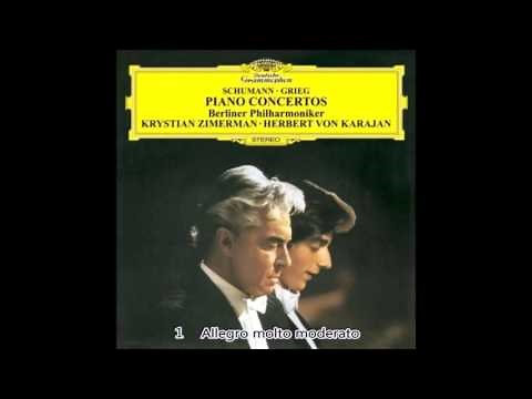 Grieg - Piano Concerto in A minor Op.16 Zimmermann (piano) Karajan Berlin Philharmonic