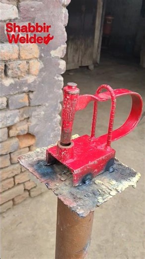 Powerful DIY Tool That Punches Iron Easily 😮 #shorts