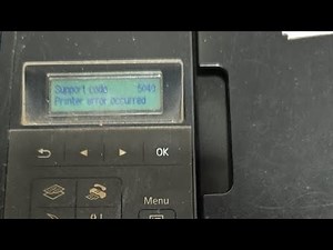 Canon G4010 G4000 error Problem Red light blinking Problem P07 5B00 7times Error 5040 1300 b204 E02