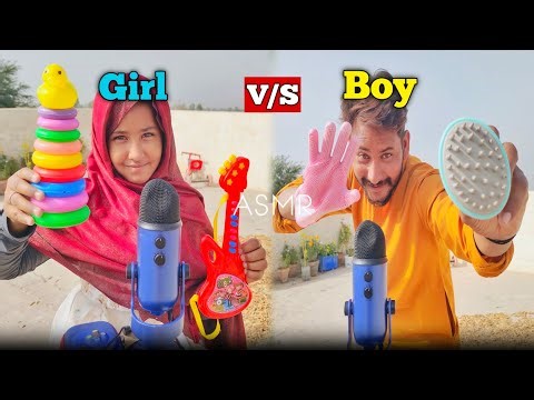 Girl vs Boy ASMR | Who Gives Better Tingles? 😴 | Collaboration