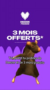 Essaye Deezer Premium, tu vas voir, ça va te régaler ! Une offre dispo uniquement ici. | Deezer