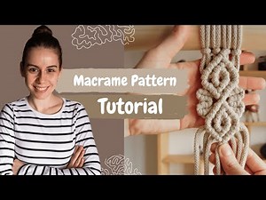 DIY Macrame Tutorial | Advanced Pattern | Double Half Hitch Knot
