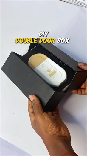 Behind the scenes of creating this double door box There's just something satisfying about the way it opens and reveals the product inside.✨ What do you think of this design? #PackagingDesign #DIYPackaging #UnboxingExperience #CustomBoxes #CreativePackaging