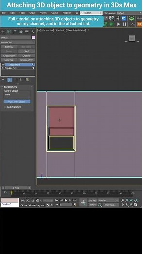 Attach 3D Objects to Geometry in 3ds Max — Simple but Powerful! #shorts #3dsmax #tips