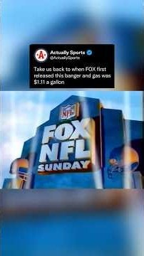 When the NFL on FOX theme was first released #NFL #Sports #kickoff
