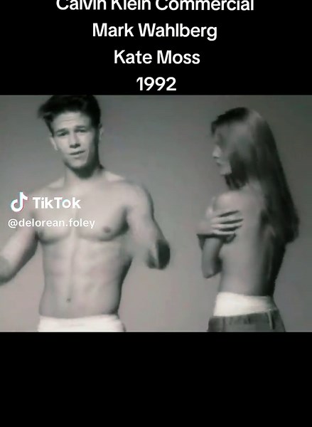 Marky Mark's Iconic 1992 Calvin Klein Ad with Kate Moss