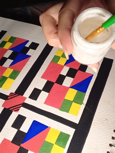 Traditional Sindhi Ralli Quilt Painting Techniques