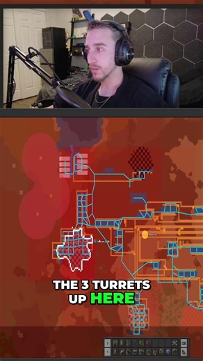 Factorio: Pollution Triggers Massive Biter Attack #shorts