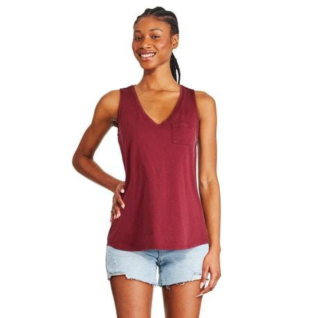 George Women's Pocket Tank, Sizes XS-XXL - Walmart.ca