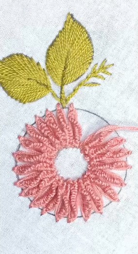 Superb Hand Embroidery Flower Design | Stitching Garden
