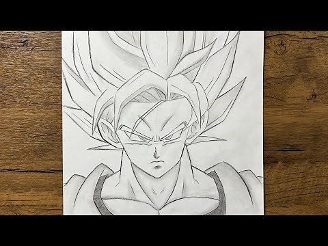 Learn to Draw Goku Super Saiyan | Dragon Ball Drawing Tutorial