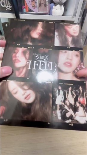 i-dle 6th mini album [I feel] butterfly ver. unboxing