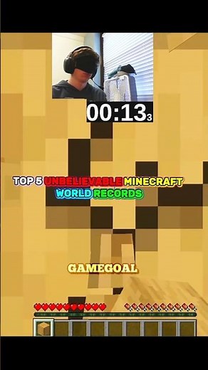 Unbelievable Minecraft World Records🥶