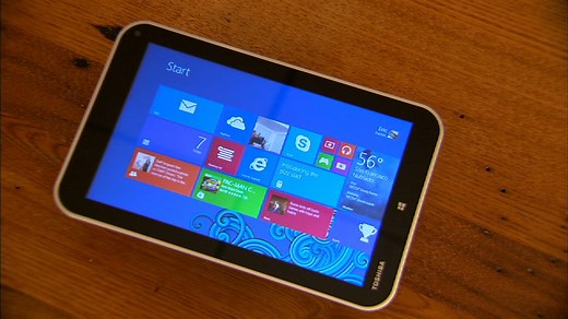 The Toshiba Encore 8 is fast, bulky, and packed with useful features