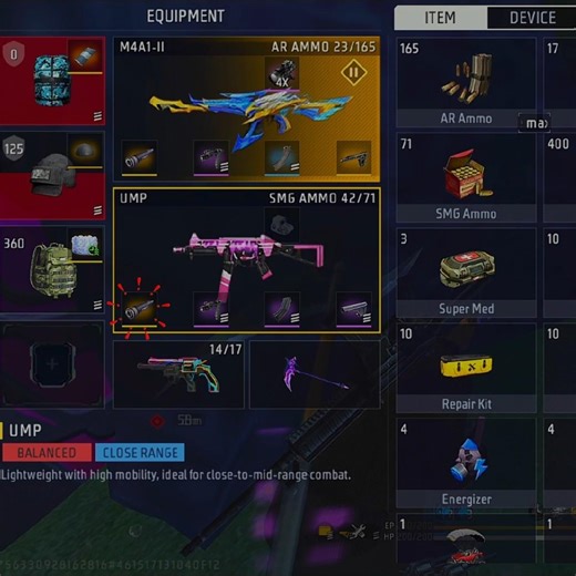 2017 old ump is back in free fire 2026 silencer aab baith jata hai UMP me ☠️🗿