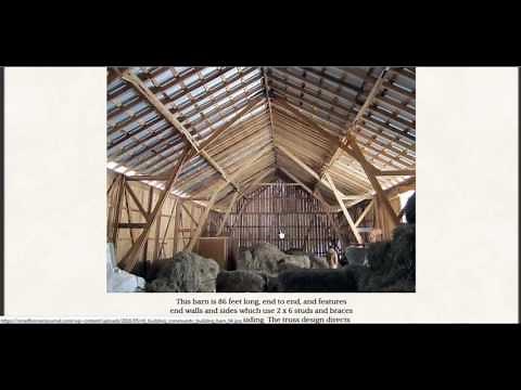 Amish Barn Design Allows It To Be Built In A Day