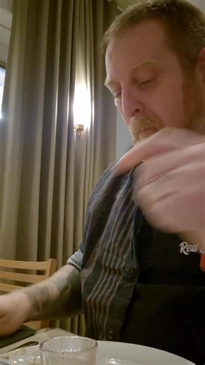 I since found out this is salmon fin 🤢 Eating Swedish foods so you don't have to #salmon #sweden #swedish | David Duke