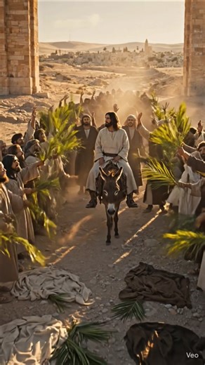 Jesus Enters Jerusalem on a Donkey | #viral #shorts #3danimation