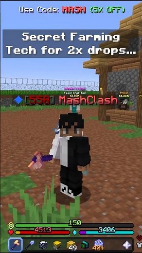 This Farming Tech Gives 2x Drops... (Hypixel Skyblock)