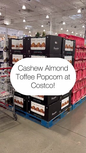 Brandini Toffee Cashew Almond Popcorn at Costco