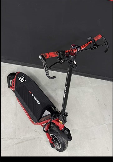 Manillar carbono Rovoron R7 adaptador manillar Rovoron R7 y potencia manillar PatineteStore #manilllar #rovoron