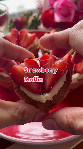 Easy Strawberry Muffin Recipe for Valentine's Day