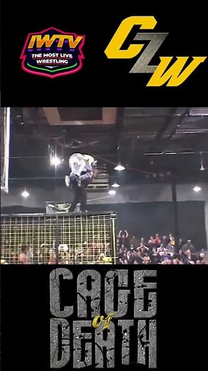 Double DVD off the Cage #CageofDeath #CZW #wrestling #Hardcore #prowrestling