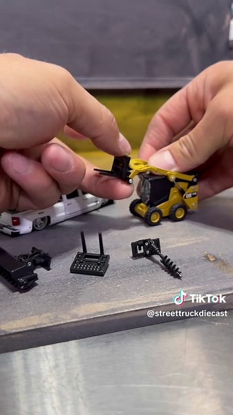 Diecast Masters Cat Skid Steers for Construction Projects