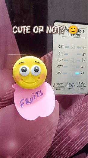 Smiley Clay Fridge Magnet 😊 | DIY Clay Art #shorts