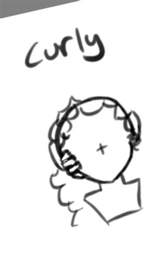 How to draw simple hairstyles ❤️ #drawing #cute #art #easydrawing