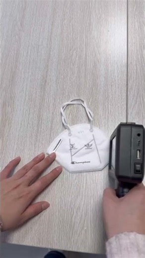 Continuous Logo Printing on Face Masks – Safe Branding Demo