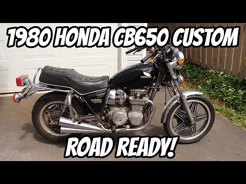 1980 Honda CB650 Custom - Road Ready!