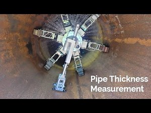 Measuring Pipe Thickness from the Inside Without Couplant